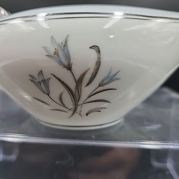 Vintage Noritake China BLUEBELL #5558 Creamer set platinum Japan - Picture 2 of 10